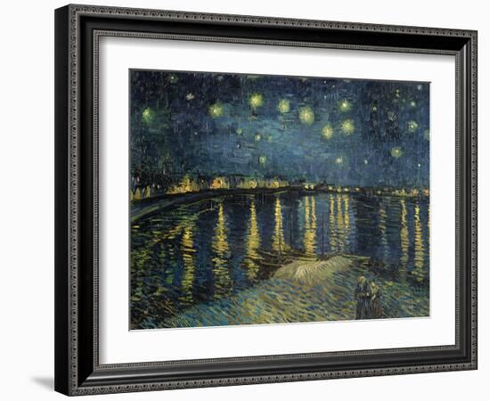 Starry Night over the Rhone, c.1888-Vincent van Gogh-Framed Giclee Print