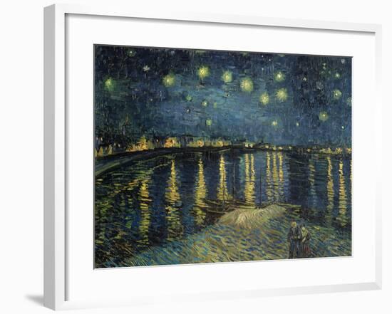 Starry Night over the Rhone, c.1888-Vincent van Gogh-Framed Giclee Print