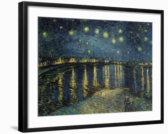 Starry Night over the Rhone, c.1888-Vincent van Gogh-Framed Giclee Print