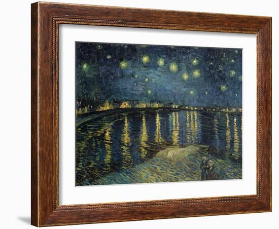 Starry Night over the Rhone, c.1888-Vincent van Gogh-Framed Giclee Print