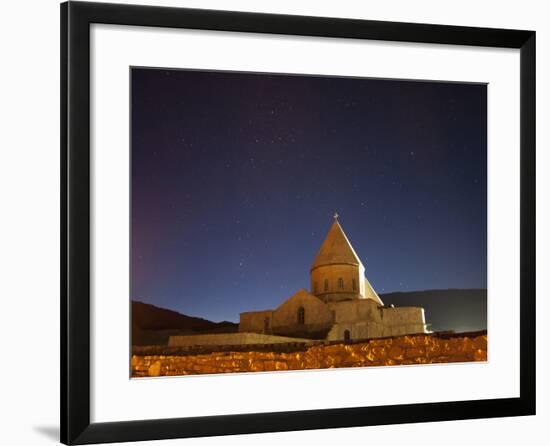 Starry Night Sky Above Saint Thaddeus Monastery, Iran-Stocktrek Images-Framed Photographic Print