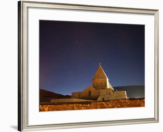 Starry Night Sky Above Saint Thaddeus Monastery, Iran-Stocktrek Images-Framed Photographic Print