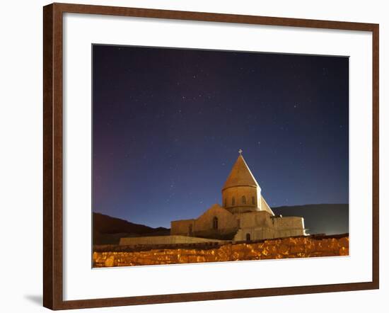 Starry Night Sky Above Saint Thaddeus Monastery, Iran-Stocktrek Images-Framed Photographic Print