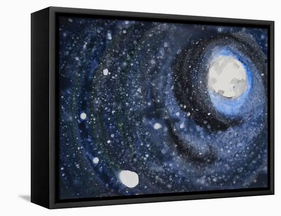 Starry Night Sky III-Erin McGee Ferrell-Framed Stretched Canvas