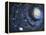 Starry Night Sky III-Erin McGee Ferrell-Framed Stretched Canvas