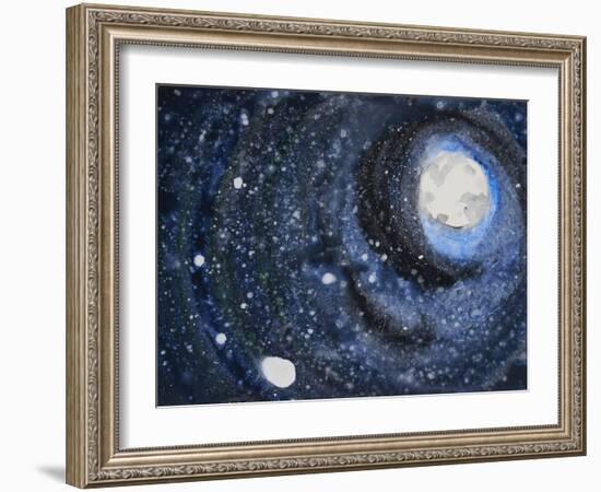 Starry Night Sky III-Erin McGee Ferrell-Framed Art Print