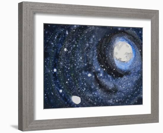 Starry Night Sky III-Erin McGee Ferrell-Framed Art Print