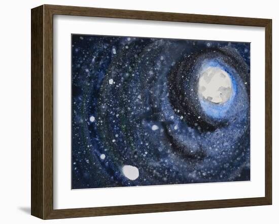 Starry Night Sky III-Erin McGee Ferrell-Framed Art Print