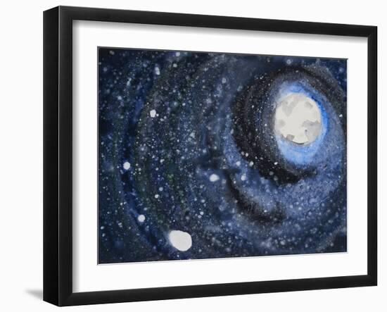 Starry Night Sky III-Erin McGee Ferrell-Framed Art Print