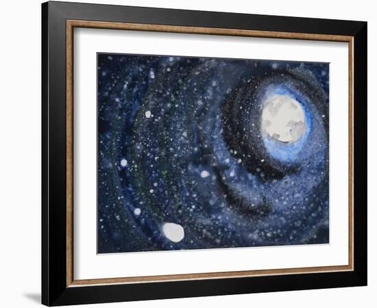 Starry Night Sky III-Erin McGee Ferrell-Framed Art Print