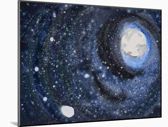 Starry Night Sky III-Erin McGee Ferrell-Mounted Art Print