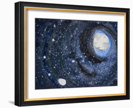 Starry Night Sky III-Erin McGee Ferrell-Framed Art Print