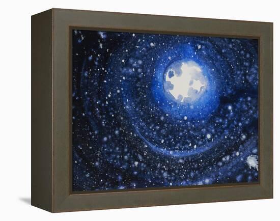 Starry Night Sky IV-Erin McGee Ferrell-Framed Stretched Canvas