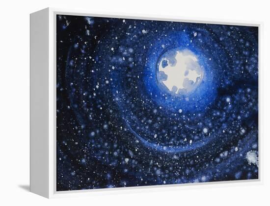 Starry Night Sky IV-Erin McGee Ferrell-Framed Stretched Canvas