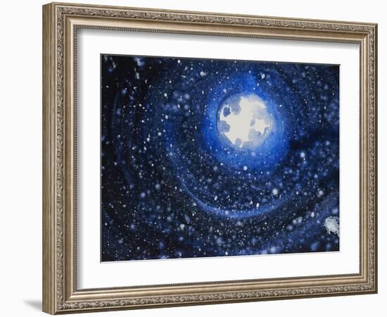 Starry Night Sky IV-Erin McGee Ferrell-Framed Art Print