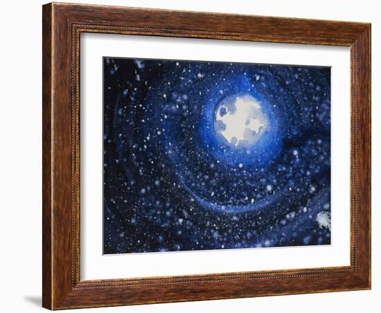 Starry Night Sky IV-Erin McGee Ferrell-Framed Art Print