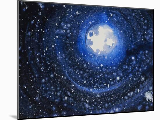 Starry Night Sky IV-Erin McGee Ferrell-Mounted Art Print