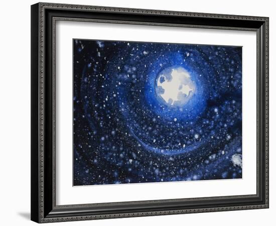 Starry Night Sky IV-Erin McGee Ferrell-Framed Art Print