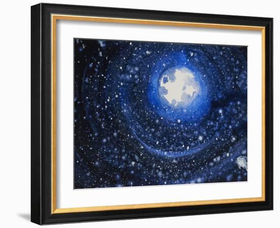 Starry Night Sky IV-Erin McGee Ferrell-Framed Art Print