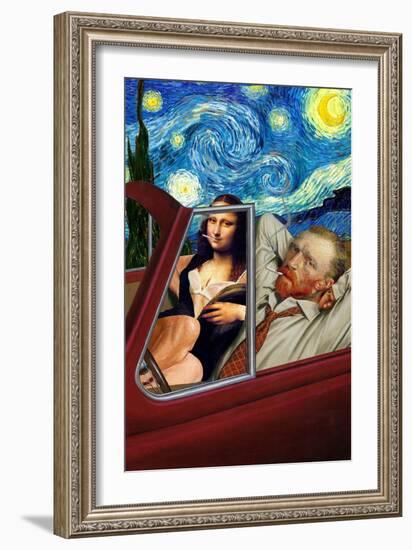 Starry Night-Barry Kite-Framed Art Print