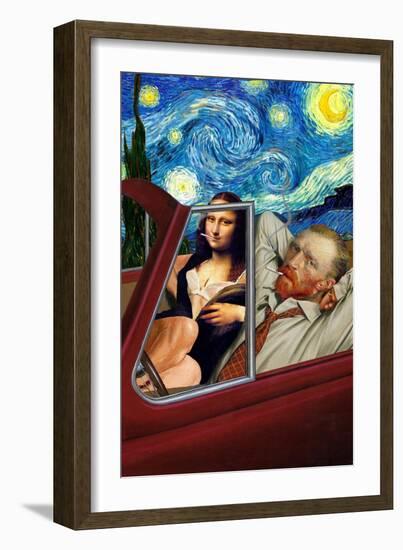 Starry Night-Barry Kite-Framed Art Print