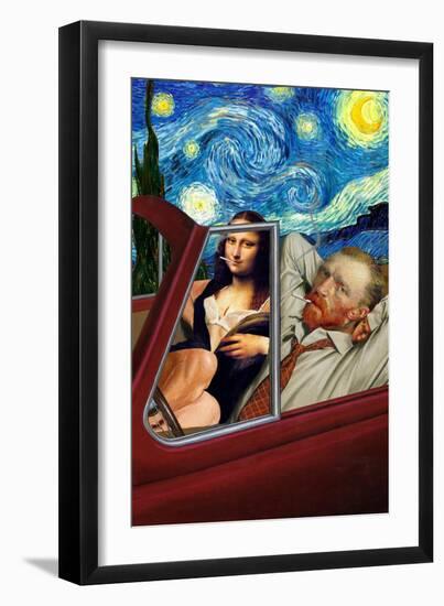 Starry Night-Barry Kite-Framed Art Print