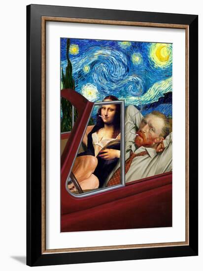 Starry Night-Barry Kite-Framed Art Print