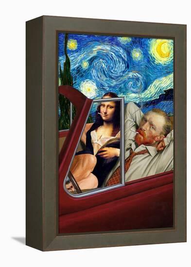 Starry Night-Barry Kite-Framed Stretched Canvas