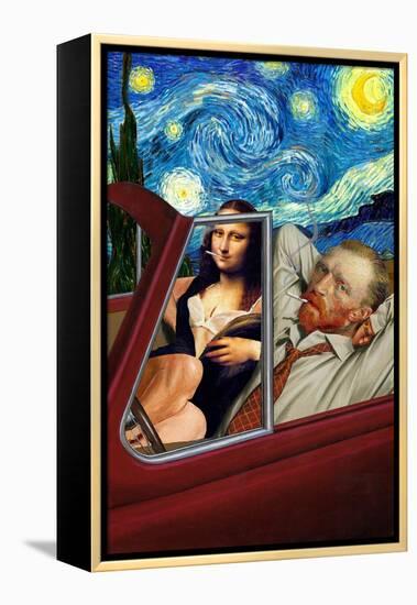Starry Night-Barry Kite-Framed Stretched Canvas