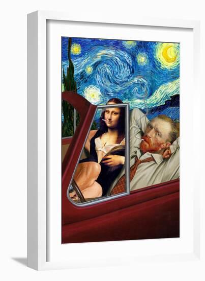 Starry Night-Barry Kite-Framed Premium Giclee Print