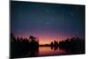 Starry Sky Over Vancouver, Canada-David Nunuk-Mounted Photographic Print