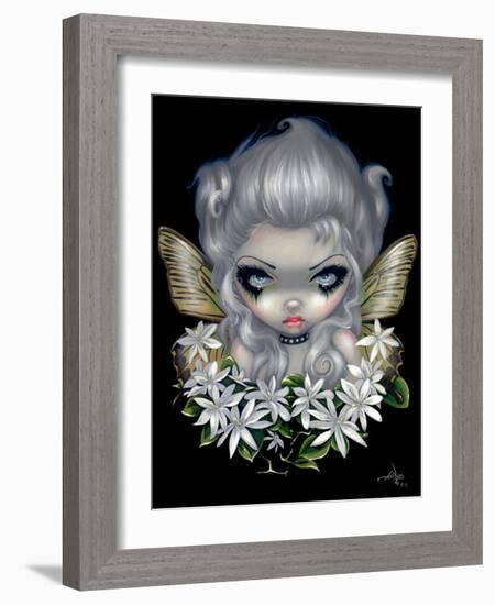 Starry Wild Jasmine Fairy-Jasmine Becket-Griffith-Framed Art Print