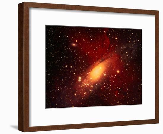 Stars and a Galaxy-Terry Why-Framed Photographic Print