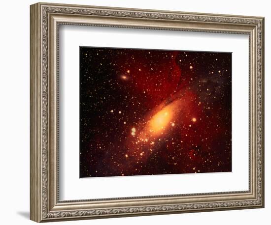 Stars and a Galaxy-Terry Why-Framed Photographic Print