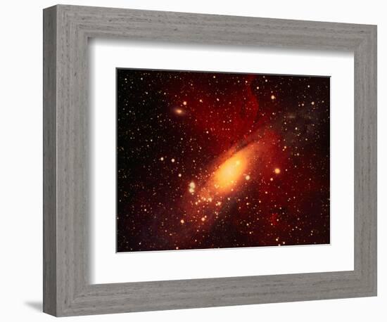 Stars and a Galaxy-Terry Why-Framed Photographic Print