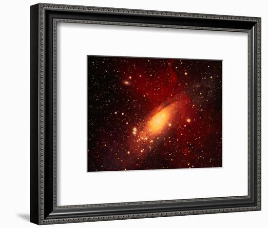 Stars and a Galaxy-Terry Why-Framed Photographic Print