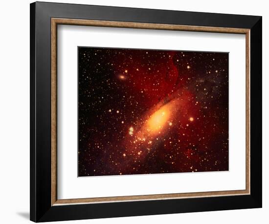 Stars and a Galaxy-Terry Why-Framed Photographic Print