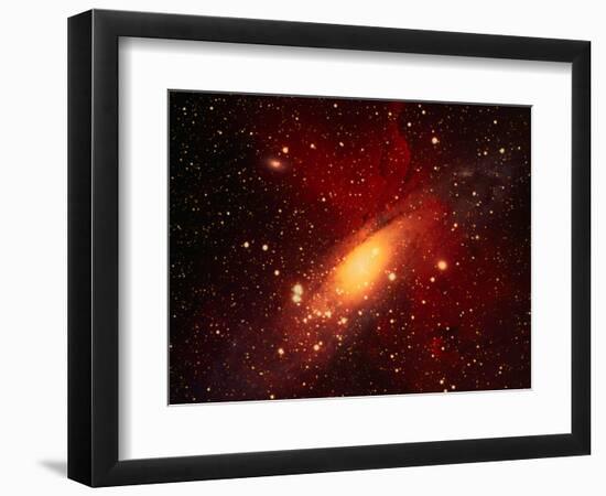 Stars and a Galaxy-Terry Why-Framed Photographic Print