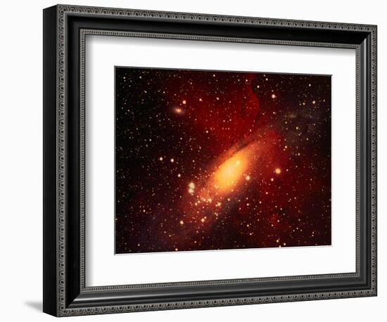 Stars and a Galaxy-Terry Why-Framed Photographic Print