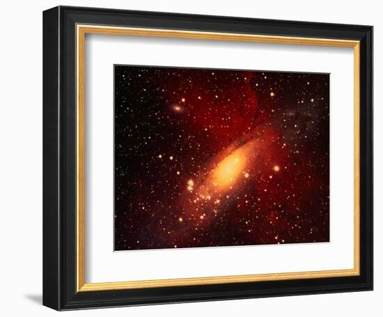 Stars and a Galaxy-Terry Why-Framed Photographic Print