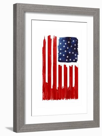 Stars and Buildings-Robert Farkas-Framed Giclee Print