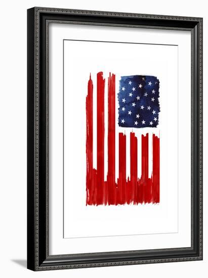 Stars and Buildings-Robert Farkas-Framed Giclee Print