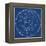 Stars and Constellations Chart-null-Framed Stretched Canvas