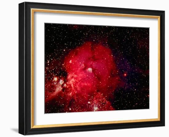 Stars and Nebula-Terry Why-Framed Photographic Print