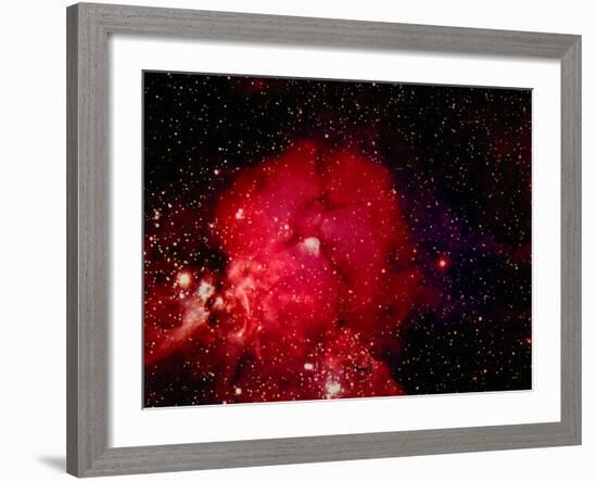 Stars and Nebula-Terry Why-Framed Photographic Print