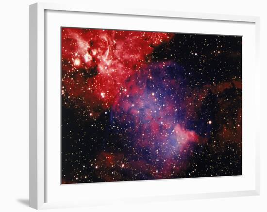 Stars and Nebula-Terry Why-Framed Photographic Print