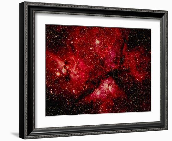 Stars and Nebula-Terry Why-Framed Photographic Print