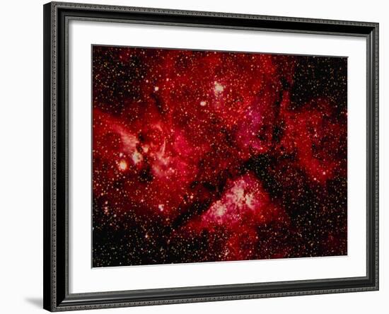 Stars and Nebula-Terry Why-Framed Photographic Print