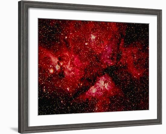 Stars and Nebula-Terry Why-Framed Photographic Print