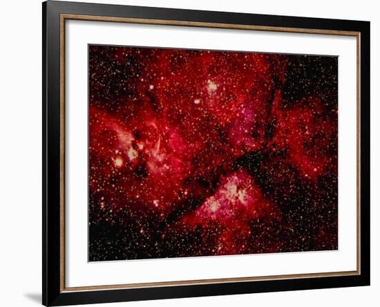 Stars and Nebula-Terry Why-Framed Photographic Print